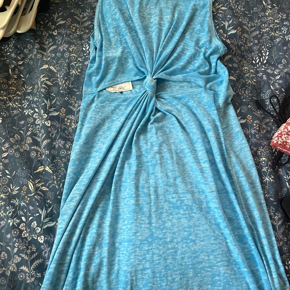 BECCA Reversible Blue Cut Out - Swim Cover-up - Picture 5 of 6